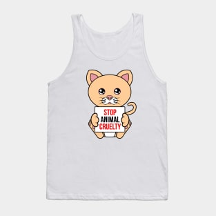 Stop Animal Cruelty Tank Top